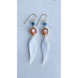 Ivory Feather Earrings