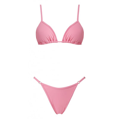 Quinn Pink Rib Bikini